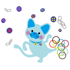 [LINEスタンプ] カンフー猫 