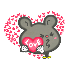 [LINEスタンプ] ねずくまのティッチ 