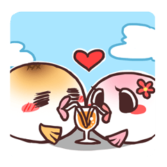 [LINEスタンプ] もっちり！もちふぐ2 -Happy Life- 