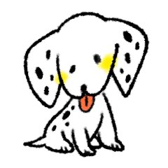 [LINEスタンプ] ダルめシアンすたんぷ 