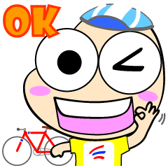 [LINEスタンプ] Kati and Bike fetchpriority=high