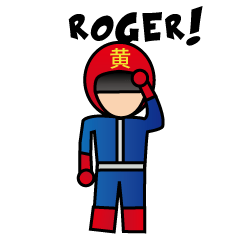 [LINEスタンプ] ヒーローレッド 