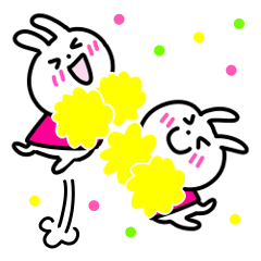 [LINEスタンプ] うさポンズ！