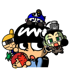 [LINEスタンプ] とうざいなんぼくん 