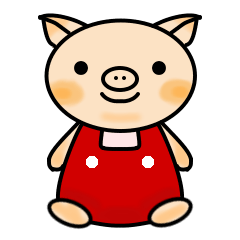 [LINEスタンプ] 可愛い豚ちゃん、見て見て使って！ fetchpriority=high
