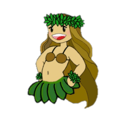 [LINEスタンプ] Aloha hula 