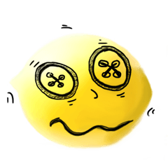 [LINEスタンプ] The lemon's face 