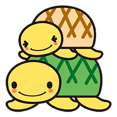 [LINEスタンプ] めろんかめとちょこめろんかめ 1 fetchpriority=high
