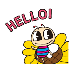 [LINEスタンプ] みつばちアビー 