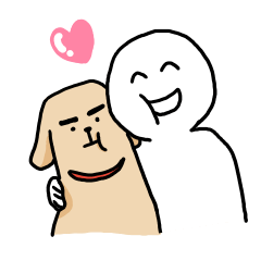 [LINEスタンプ] チャッピーと飼い主 
