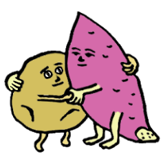 [LINEスタンプ] をいもブラザーズ 