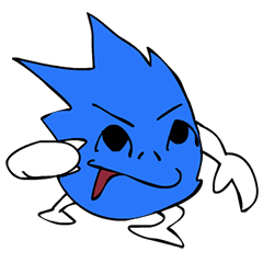 [LINEスタンプ] 青の炎 ファイヤー・ロック 