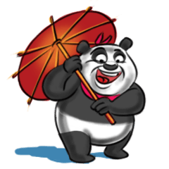 [LINEスタンプ] Panda bear 