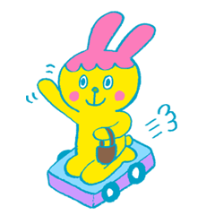 [LINEスタンプ] まえがみうさぎ。 