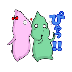 [LINEスタンプ] くさまる＆さくらこ 