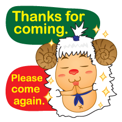 [LINEスタンプ] (For ONLINE SHOP)The sheep gang No.4 ENG 