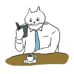 [LINEスタンプ] ワイシャツを着たねこ 