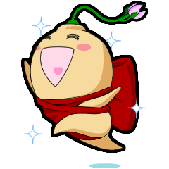 [LINEスタンプ] lifelike flowers 