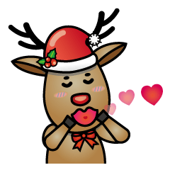 [LINEスタンプ] x'mas elk 