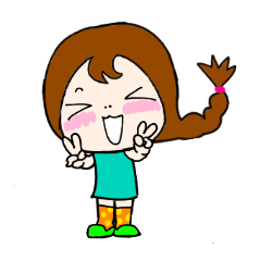 [LINEスタンプ] QQCurl 