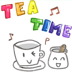 [LINEスタンプ] 楽しいティタイム 