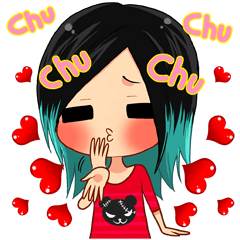 [LINEスタンプ] パンクな4人~恋愛編~ fetchpriority=high