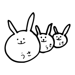 [LINEスタンプ] うさぎの宇佐木さん 