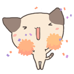 [LINEスタンプ] ゾーイシャム子猫 