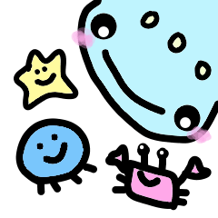 [LINEスタンプ] うみのともだち fetchpriority=high