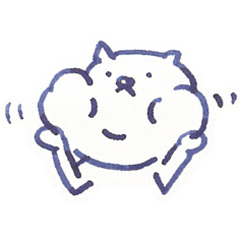 [LINEスタンプ] らくがき風ねこ 