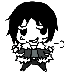 [LINEスタンプ] The black hair boy 