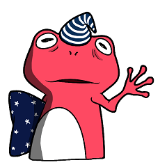 [LINEスタンプ] 桃色ガエル 