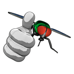 [LINEスタンプ] ハエ帝国軍のHAENOSUKE 