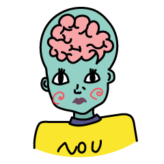[LINEスタンプ] 脳くん 