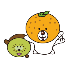 [LINEスタンプ] フルーツ犬 