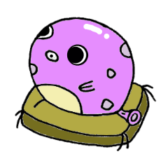 [LINEスタンプ] フグみたいな水風船 