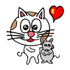 [LINEスタンプ] いたずら猫のキィー 