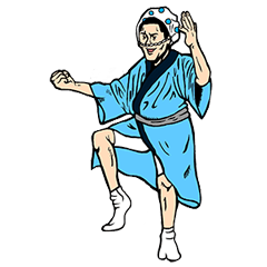 [LINEスタンプ] 城島修(日本生まれのアメリカ人） 