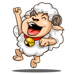 [LINEスタンプ] FUNNY SHEEP 