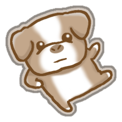[LINEスタンプ] ブルドッグさん 犬スタンプ 
