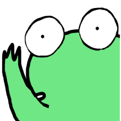 [LINEスタンプ] かえるのくらし 