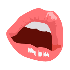 [LINEスタンプ] ラブリーリップ