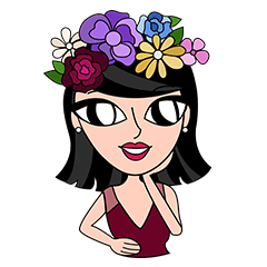 [LINEスタンプ] GLAM GIRL 