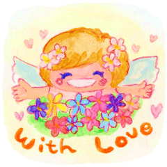 [LINEスタンプ] Love and Blessing 