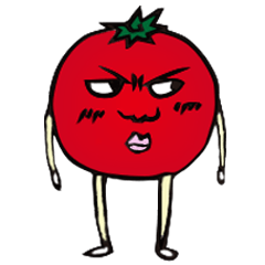 [LINEスタンプ] トマトマンとオカン 