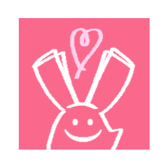 [LINEスタンプ] すまいりーらびっと 