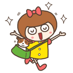 [LINEスタンプ] little melon sister 