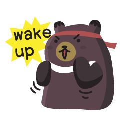 [LINEスタンプ] Big Bear Cheers (eng) 
