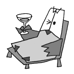 [LINEスタンプ] ふくろうの森3 ～ BLACK＆WHITE ~ 
