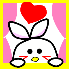 [LINEスタンプ] おはうさのファン生活 fetchpriority=high